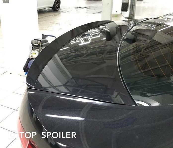Спойлер багажника Skoda Superb 3 2015-2024 (ABS пластик) сабля Шкода Суперб 3 (чорний глянець) SP-3 фото