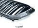 Решітка радіатора BMW X3 G01 / X4 G02 2017-2021 Double line стиль M (ніздрі, ноздри БМВ) чорний глянець G01-M2 фото 6