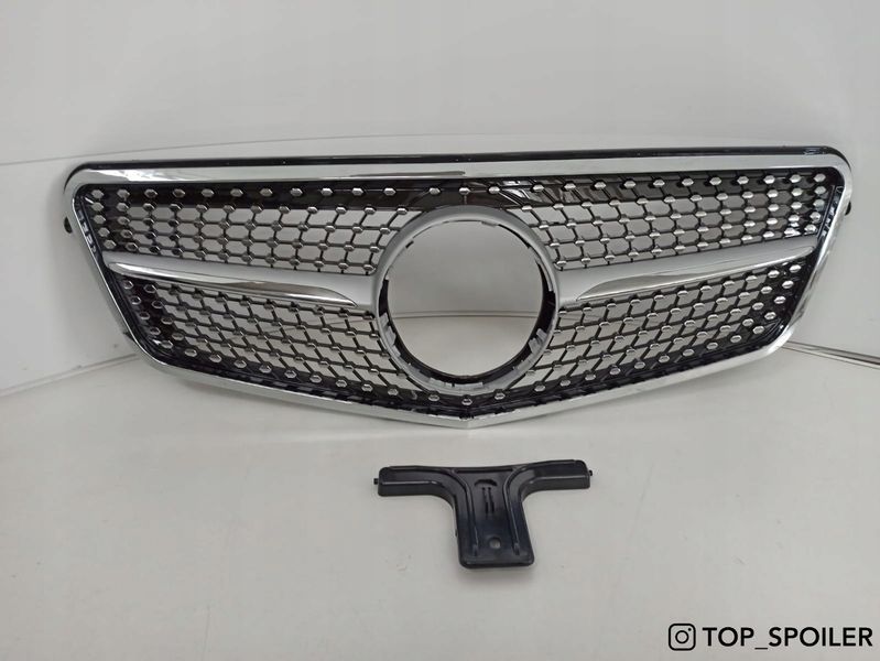 Решітка радіатора Mercedes-Benz E class w212 2009-2013 стиль Diamond W212-09 фото