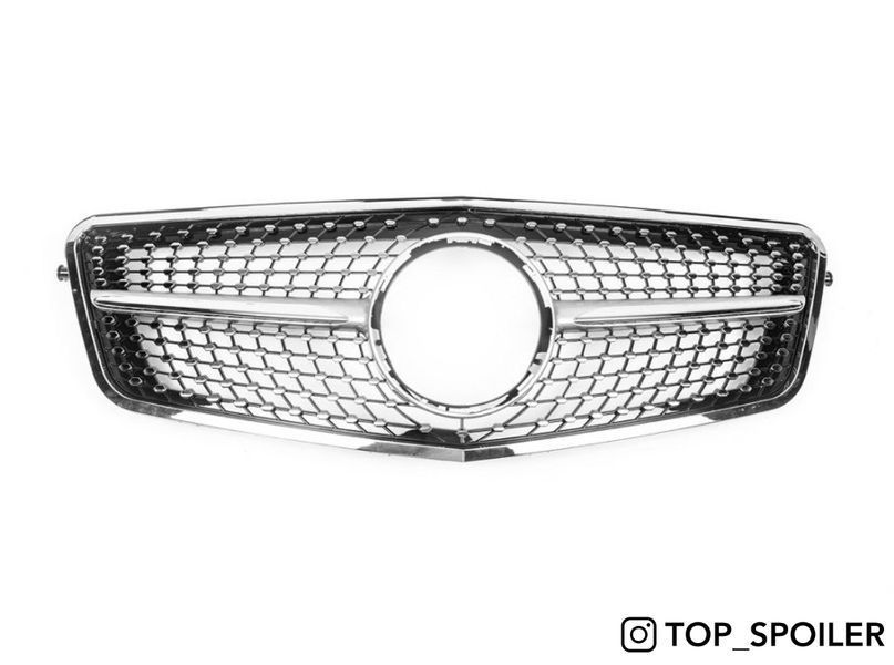 Решітка радіатора Mercedes-Benz E class w212 2009-2013 стиль Diamond W212-09 фото