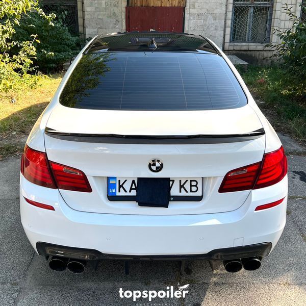 Спойлер багажника BMW 5 F10 2010-2017 стиль PSM (ABS пластик) дактейл БМВ Ф10 (чорний глянець) F10-PSM фото