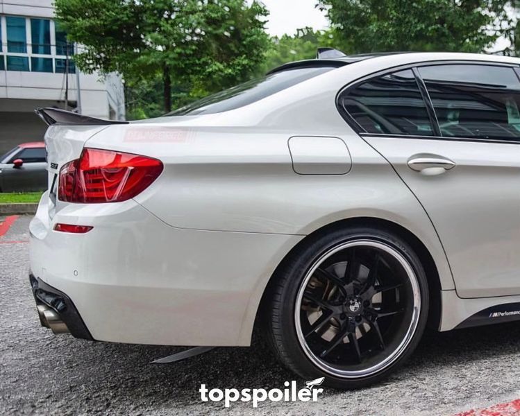Спойлер багажника BMW 5 F10 2010-2017 стиль PSM (ABS пластик) дактейл БМВ Ф10 (чорний глянець) F10-PSM фото