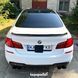 Спойлер багажника BMW 5 F10 2010-2017 стиль PSM (ABS пластик) дактейл БМВ Ф10 (чорний глянець) F10-PSM фото 4