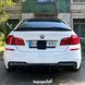 Спойлер багажника BMW 5 F10 2010-2017 стиль PSM (ABS пластик) дактейл БМВ Ф10 (чорний глянець) F10-PSM фото 11