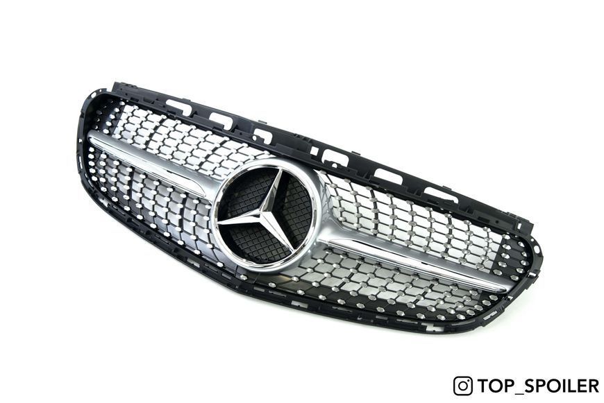Решітка радіатора Mercedes-Benz E class w212 2013-2015 стиль Diamond W212-13 фото