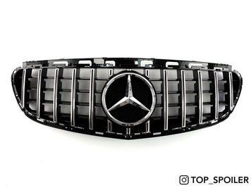 Решітка радіатора Mercedes-Benz E class w212 2013-2015 стиль GT Panamericana (решетка мерседес 212) W212-12 фото