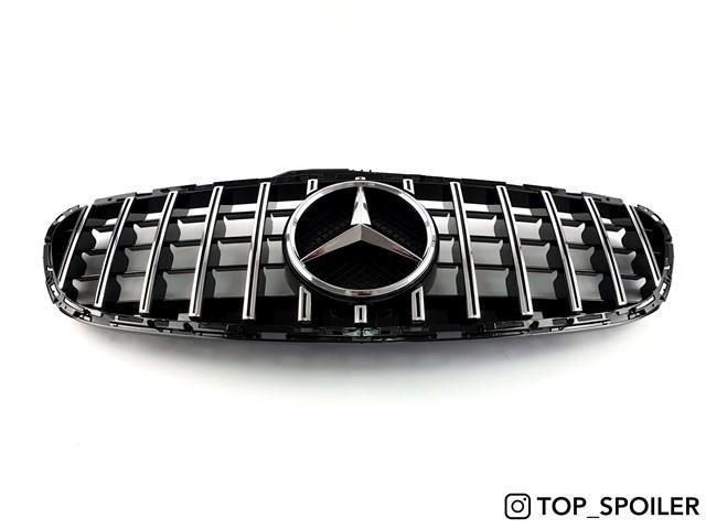 Решітка радіатора Mercedes-Benz E class w212 2013-2015 стиль GT Panamericana (решетка мерседес 212) W212-12 фото