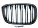 Решітка радіатора BMW X3 G01 / X4 G02 2017-2021 Double line стиль M LCI (ніздрі, ноздри БМВ) чорний глянець G01-M3 фото 2