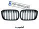Решітка радіатора BMW X3 G01 / X4 G02 2017-2021 Double line стиль M LCI (ніздрі, ноздри БМВ) чорний глянець G01-M3 фото 1