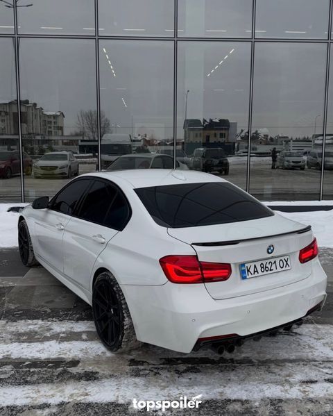 Спойлер багажника BMW 3 F30 2012-2018 стиль М (ABS пластик) БМВ Ф30 (чорний глянець) F30-M фото