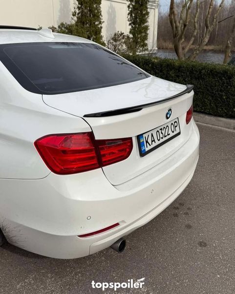 Спойлер багажника BMW 3 F30 2012-2018 стиль М (ABS пластик) БМВ Ф30 (чорний глянець) F30-M фото