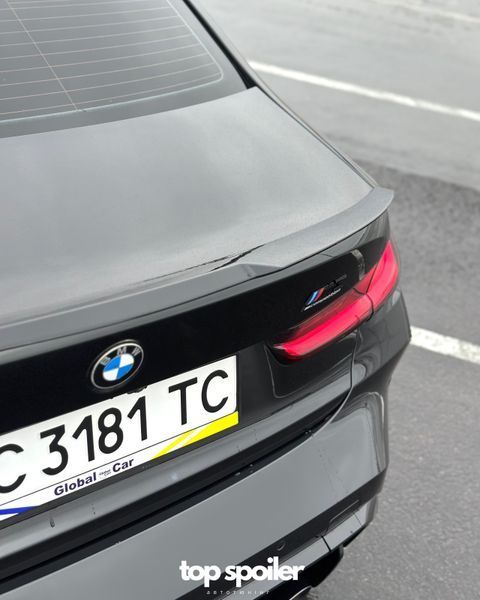 Спойлер багажника BMW 3 G20 2019+ стиль М4 (ABS пластик) дактейл БМВ (чорний глянець) G20-M4 фото