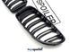 Решітка радіатора BMW 6 F06 / F12 / F13 2011-2016 стиль М (ніздрі, ноздри БМВ Ф06, Ф12, Ф13) чорний глянець F06-F12-F13 фото 4