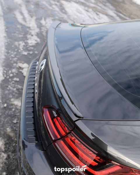 Спойлер багажника Volkswagen Arteon 2017+ (ABS пластик) сабля Артеон (чорний глянець) ART-17 фото