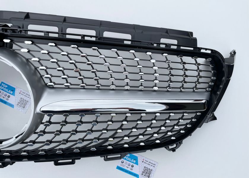 Решітка радіатора Mercedes-Benz E class w213 2016-2019 стиль Diamond (решетка мерседес 213) W213-D фото