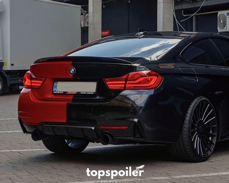 Спойлер багажника BMW 4 F32 2013-2020 стиль М (ABS пластик) БМВ Ф32 F32-M фото