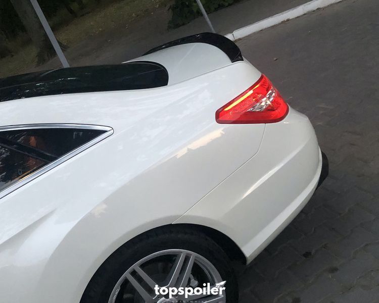 Спойлер багажника Mercedes-Benz E class w207 Coupe 2009-2017 (ABS пластик) сабля Мерседес 207 купе (чорний глянець) W207-1 фото