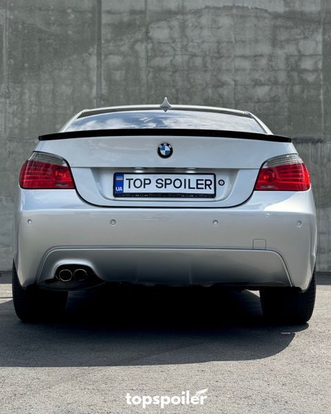 Спойлер багажника BMW 5 E60 2003-2010 стиль М5 (ABS пластик) БМВ Е60 (чорний глянець) E60-M5 фото