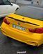Спойлер багажника BMW 4 F33 Cabrio 2013-2020 стиль М4 (ABS пластик) дактейл БМВ Ф33 (чорний глянець) F33-M4 фото 5