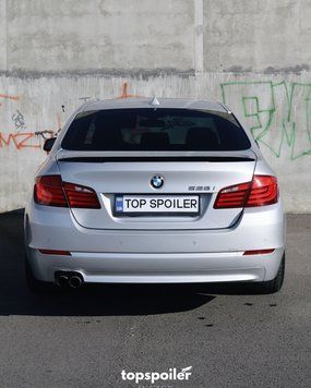 Спойлер багажника BMW 5 F10 2010-2017 стиль М (ABS пластик) БМВ Ф10 (чорний глянець) F10-M фото