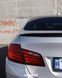 Спойлер багажника BMW 5 F10 2010-2017 стиль М (ABS пластик) БМВ Ф10 (чорний глянець) F10-M фото 7