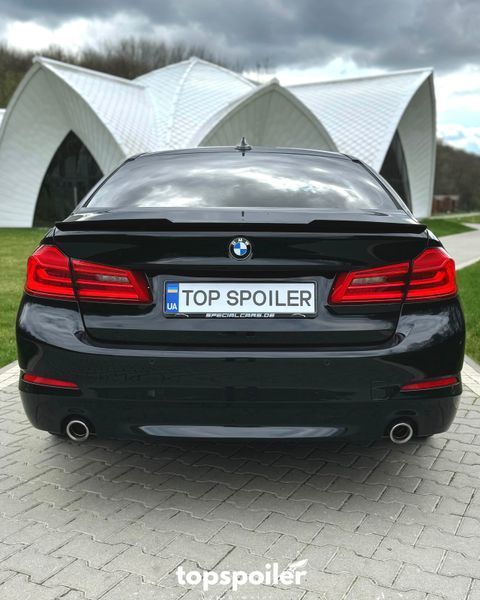 Спойлер багажника BMW 5 G30 F90 2017+ стиль М4 (ABS пластик) дактейл БМВ G30 Ф90 (чорний глянець) G30-M4 фото