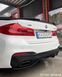 Спойлер багажника BMW 5 G30 F90 2017+ стиль М4 (ABS пластик) дактейл БМВ G30 Ф90 (чорний глянець) G30-M4 фото 7