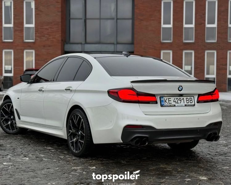 Спойлер багажника BMW 5 G30 F90 2017+ стиль М4 (ABS пластик) дактейл БМВ G30 Ф90 (чорний глянець) G30-M4 фото