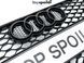 Решітка радіатора Audi A4 B9 2015-2020 в стилі RS4 (решетка Ауди) B9-RS фото 3