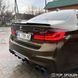 Спойлер багажника BMW 5 G30 F90 2017+ стиль М4 (ABS пластик) дактейл БМВ G30 Ф90 (чорний глянець) G30-M4 фото 14