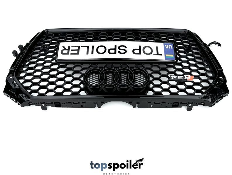 Решітка радіатора Audi A4 B9 2015-2020 в стилі RS4 (решетка Ауди) B9-RS фото