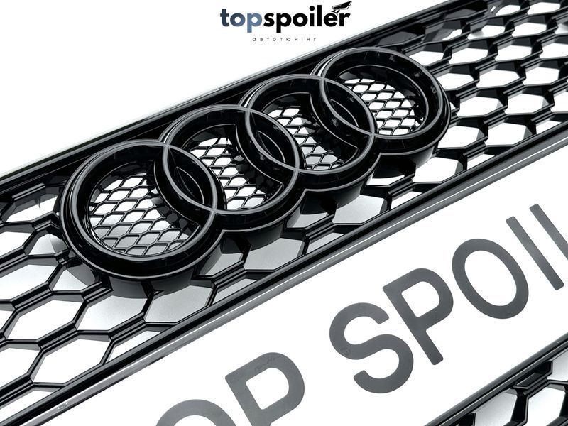 Решітка радіатора Audi A4 B9 2015-2020 в стилі RS4 (решетка Ауди) B9-RS фото