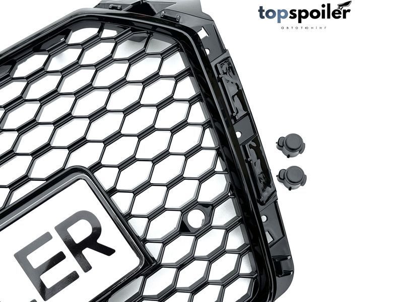 Решітка радіатора Audi A4 B9 2015-2020 в стилі RS4 (решетка Ауди) B9-RS фото