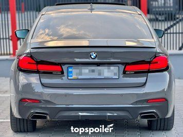 Спойлер багажника BMW 5 G30 F90 2017+ стиль М5 (ABS пластик) сабля БМВ G30 Ф90 (чорний глянець) G30-M5 фото