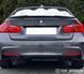 Дифузор заднього бампера BMW 3 F30 2012-2018 стиль M-Performance (під 4 труби) диффузор, накладка БМВ Ф30 F30-22 фото 7