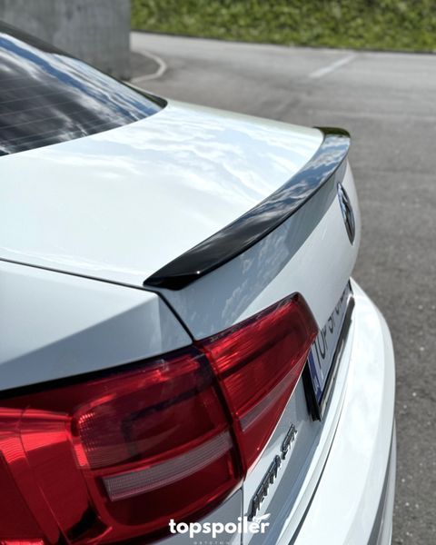 Спойлер багажника Volkswagen Jetta mk6 2010-2017 стиль GLI (ABS пластик) сабля Джетта 6 (чорний глянець) MK6-GLI фото