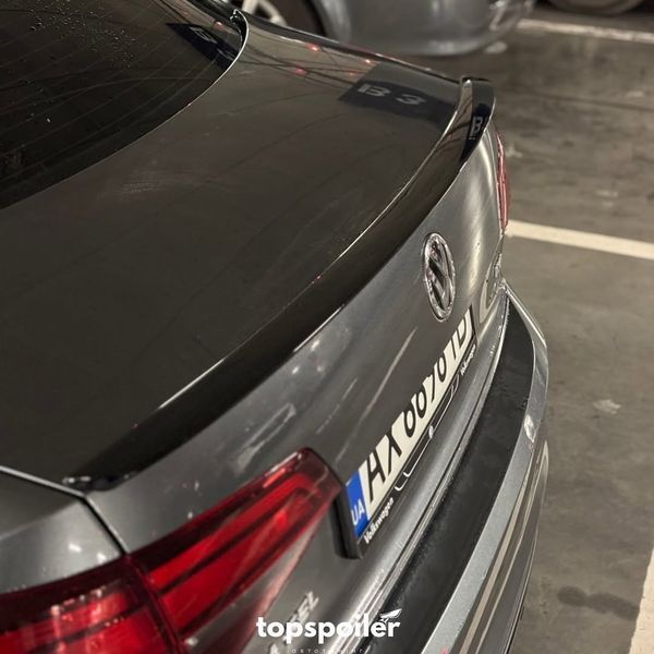 Спойлер багажника Volkswagen Jetta mk6 2010-2017 стиль GLI (ABS пластик) сабля Джетта 6 (чорний глянець) MK6-GLI фото