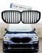 Решітка радіатора BMW X5 G05 2018+ стиль М (ніздрі, ноздри БМВ G05) чорний глянець G05-M фото 1