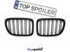 Решітка радіатора BMW X1 E84 2011-2016 стиль М (ніздрі, ноздри БМВ Є84) чорний глянець X1-E84 фото 1