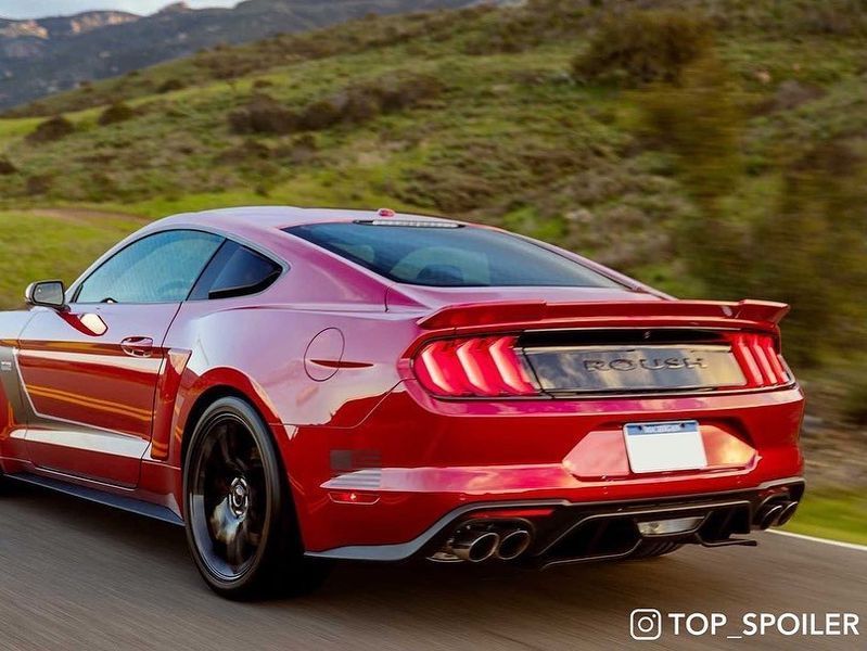 Спойлер багажника Ford Mustang 2015-2021 (ABS пластик) Форд Мустанг FM-1 фото
