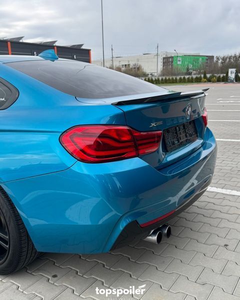 Спойлер багажника BMW 4 F36 Gran Coupe 2014-2020 стиль М4 (ABS пластик) дактейл БМВ Ф36 (чорний глянець) F36-M4 фото