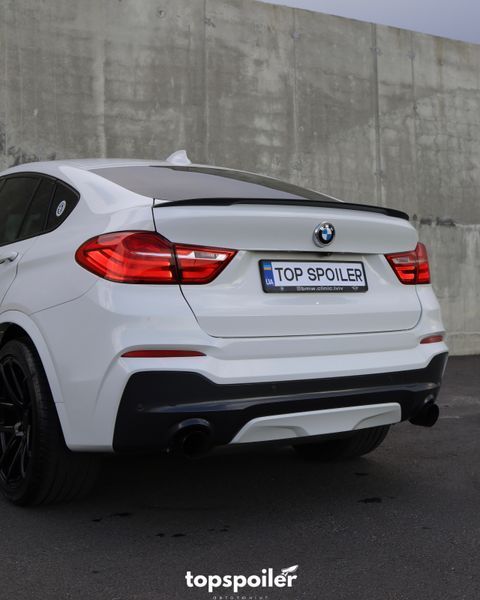 Спойлер багажника BMW X4 F26 2014-2018 стиль М (ABS пластик) БМВ Ф26 (чорний глянець) X4-F26 фото