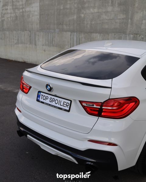 Спойлер багажника BMW X4 F26 2014-2018 стиль М (ABS пластик) БМВ Ф26 (чорний глянець) X4-F26 фото