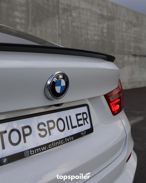 Спойлер багажника BMW X4 F26 2014-2018 стиль М (ABS пластик) БМВ Ф26 (чорний глянець) X4-F26 фото