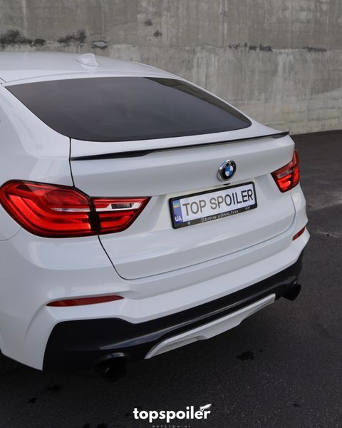 Спойлер багажника BMW X4 F26 2014-2018 стиль М (ABS пластик) БМВ Ф26 (чорний глянець) X4-F26 фото