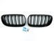 Решітка радіатора BMW 3 E92 / E93 2006-2009 стиль М (ніздрі, ноздри БМВ Е92 Е93) чорний глянець E92-93-M фото 1