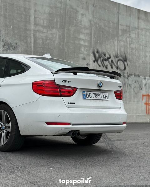 Спойлер багажника BMW 3 GT F34 2013-2020 стиль М4 (ABS пластик) дактейл БМВ ф34 (чорний глянець) F34-M4 фото
