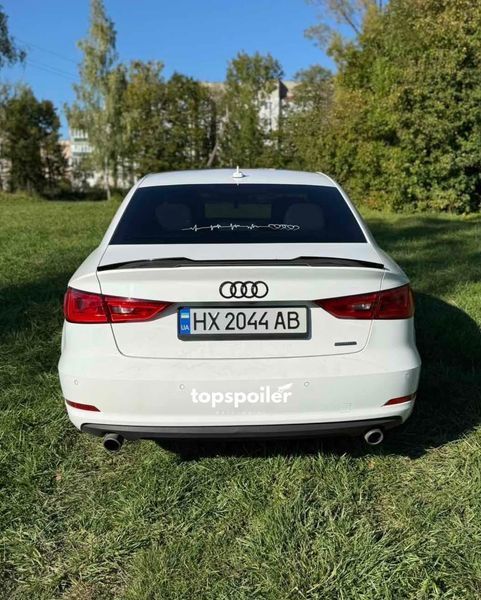Спойлер багажника Audi A3 8V 2013-2020 стиль М4 (ABS пластик) дактейл Ауді Ауди А3 (чорний глянець) A3-M4 фото