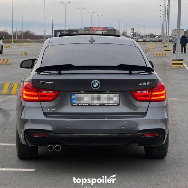 Спойлер багажника BMW 3 GT F34 2013-2020 стиль М4 (ABS пластик) дактейл БМВ ф34 (чорний глянець) F34-M4 фото