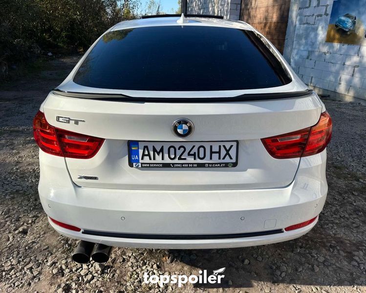 Спойлер багажника BMW 3 GT F34 2013-2020 стиль М4 (ABS пластик) дактейл БМВ ф34 (чорний глянець) F34-M4 фото